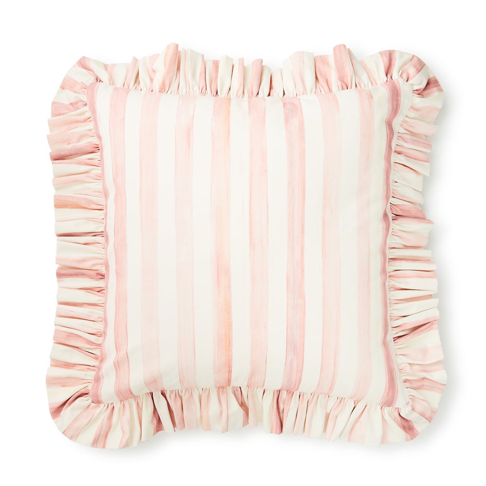 Check Ruffle Pillow - Image 5