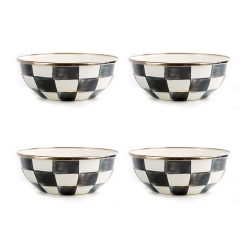 Alternative view of MACKENZIE-CHILDS Mackenzie-chilllds Enamel Everyday Bowls, Set of 4