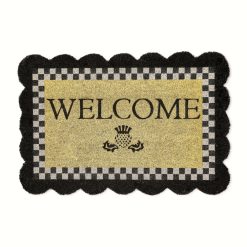 MACKENZIE-CHILDS Mackenzie-chilllds Scalloped Welcome Mat