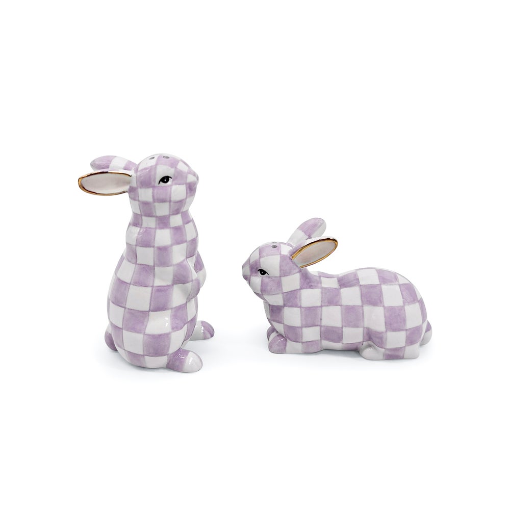 Check Bunny Salt & Pepper Set - Image 5