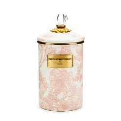 Alternative view of MACKENZIE-CHILDS Mackenzie-chilllds Rosy English Garden Enamel Canisters