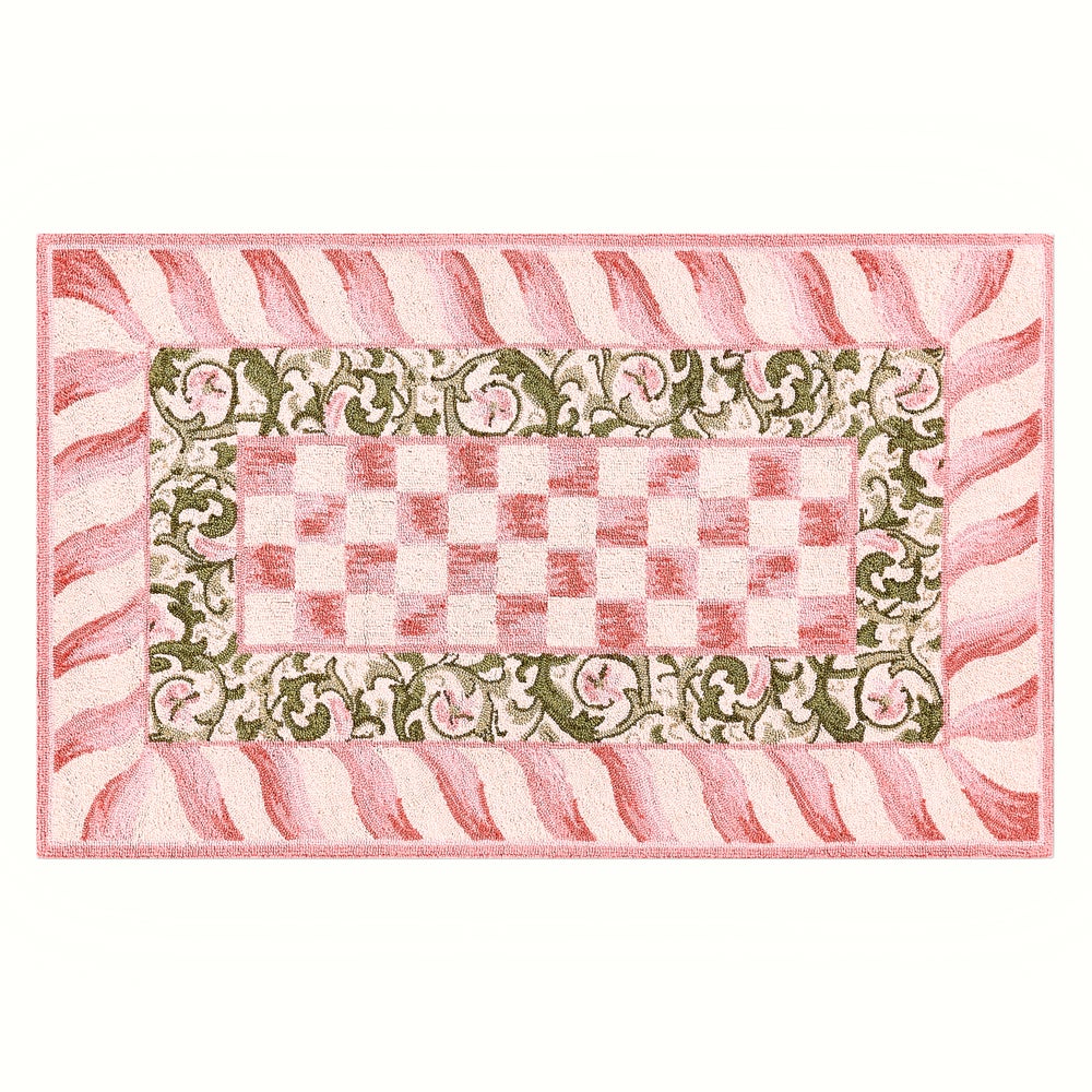 MACKENZIE-CHILDS Mackenzie-chilllds Rosy Check Rug - Image 2