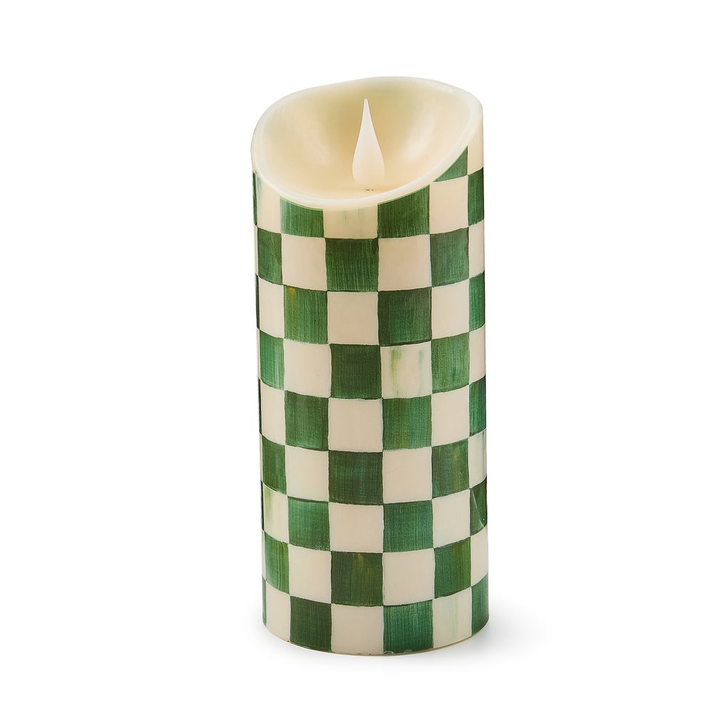 Check Flameless Pillar Candle - Image 11