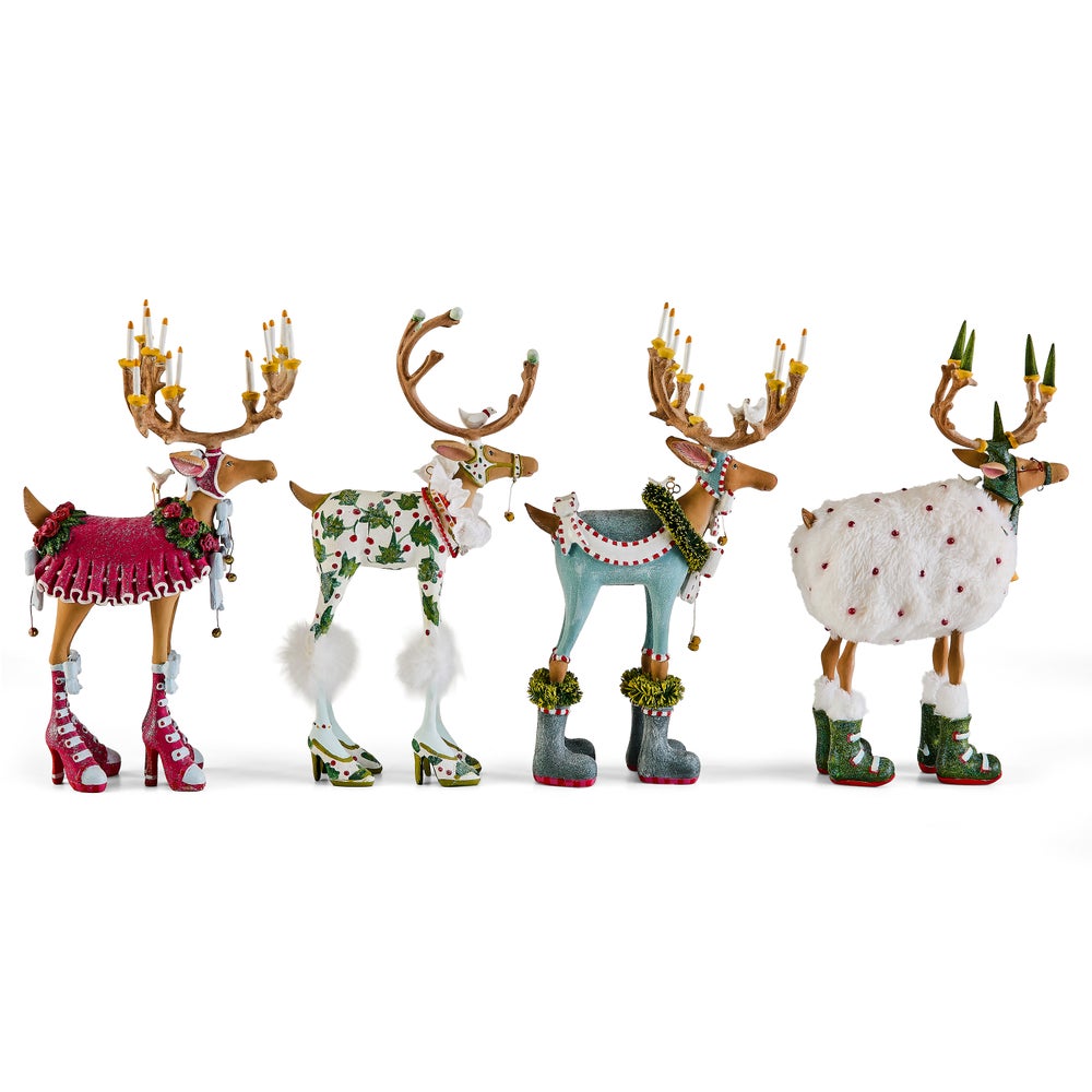 MACKENZIE-CHILDS Mackenzie-chilllds Patience Brewster Dash Away Reindeer Figure Set - Image 6