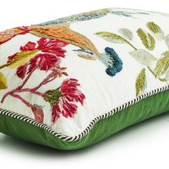 Alternative view of Carnivale Peacock Lumbar Throw Pillow