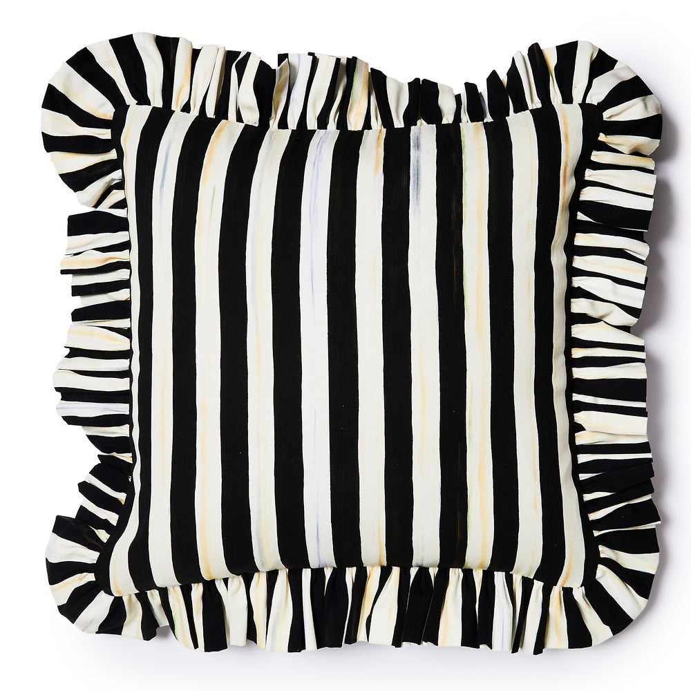 Check Ruffle Pillow - Image 6