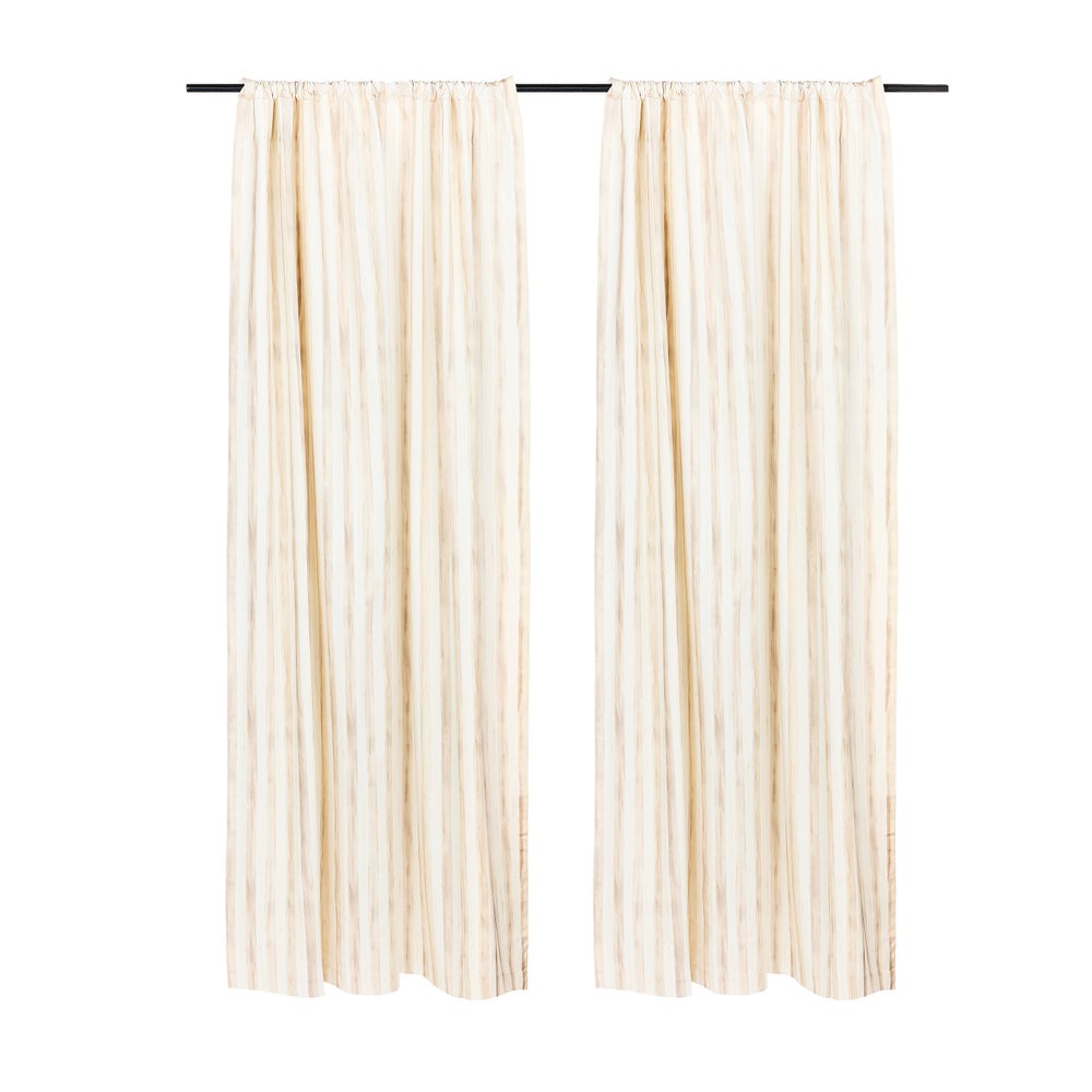 MACKENZIE-CHILDS Mackenzie-chilllds Mocha Stripe 84?? Curtain Panel