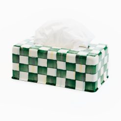 Emerald Check Enamel Bath Collection
