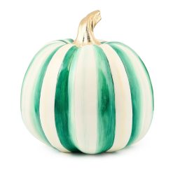 MACKENZIE-CHILDS Mackenzie-chilllds Emerald Stripe Medium Pumpkin