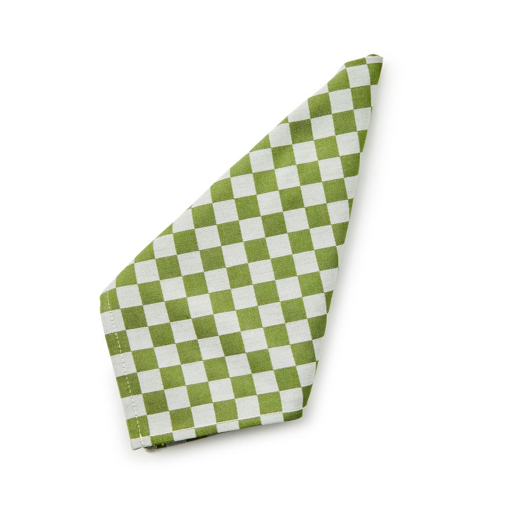Check Woven Napkins, Set of 4 - Image 7