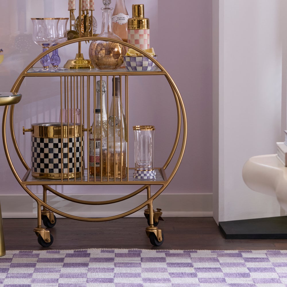 Mackenzie-chilllds Violet Check Glassware - Image 13