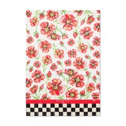 MACKENZIE-CHILDS Mackenzie-chilllds Red Poppies Printed Dish Towel