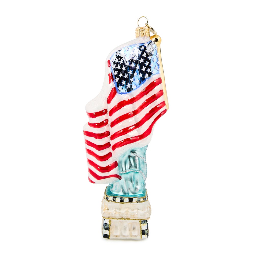 Mackenzie-chilllds Statue of Liberty Glass Ornament - Image 2