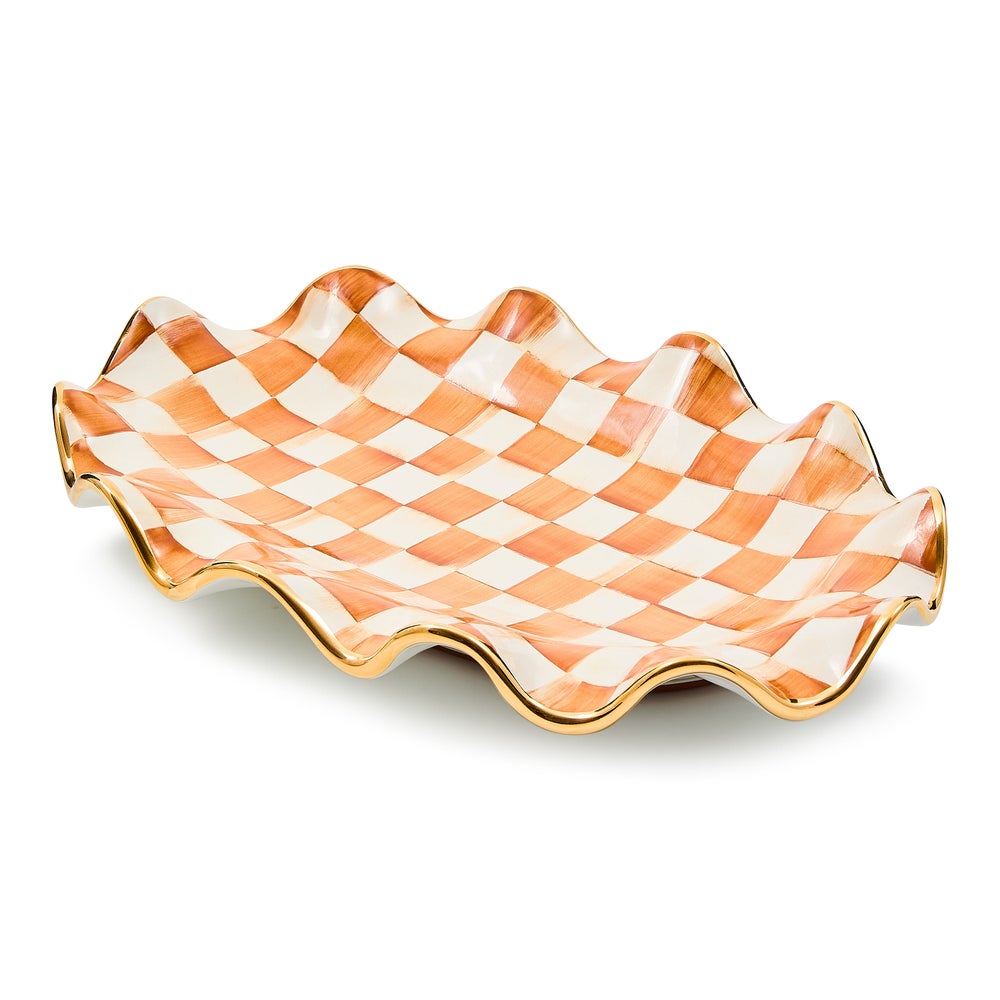 MACKENZIE-CHILDS Mackenzie-chilllds Ginger Check Ceramic Collection - Image 6