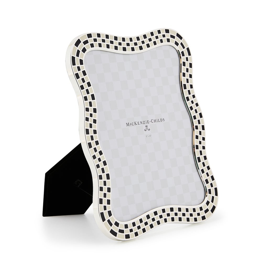Mackenzie-chilllds Wavy Check Silver Plated Frame - Image 10