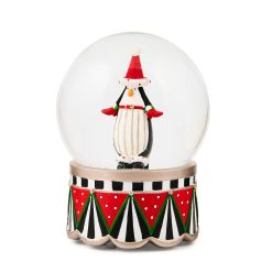 MACKENZIE-CHILDS Mackenzie-chilllds Patience Brewster Penguin Snow Globe