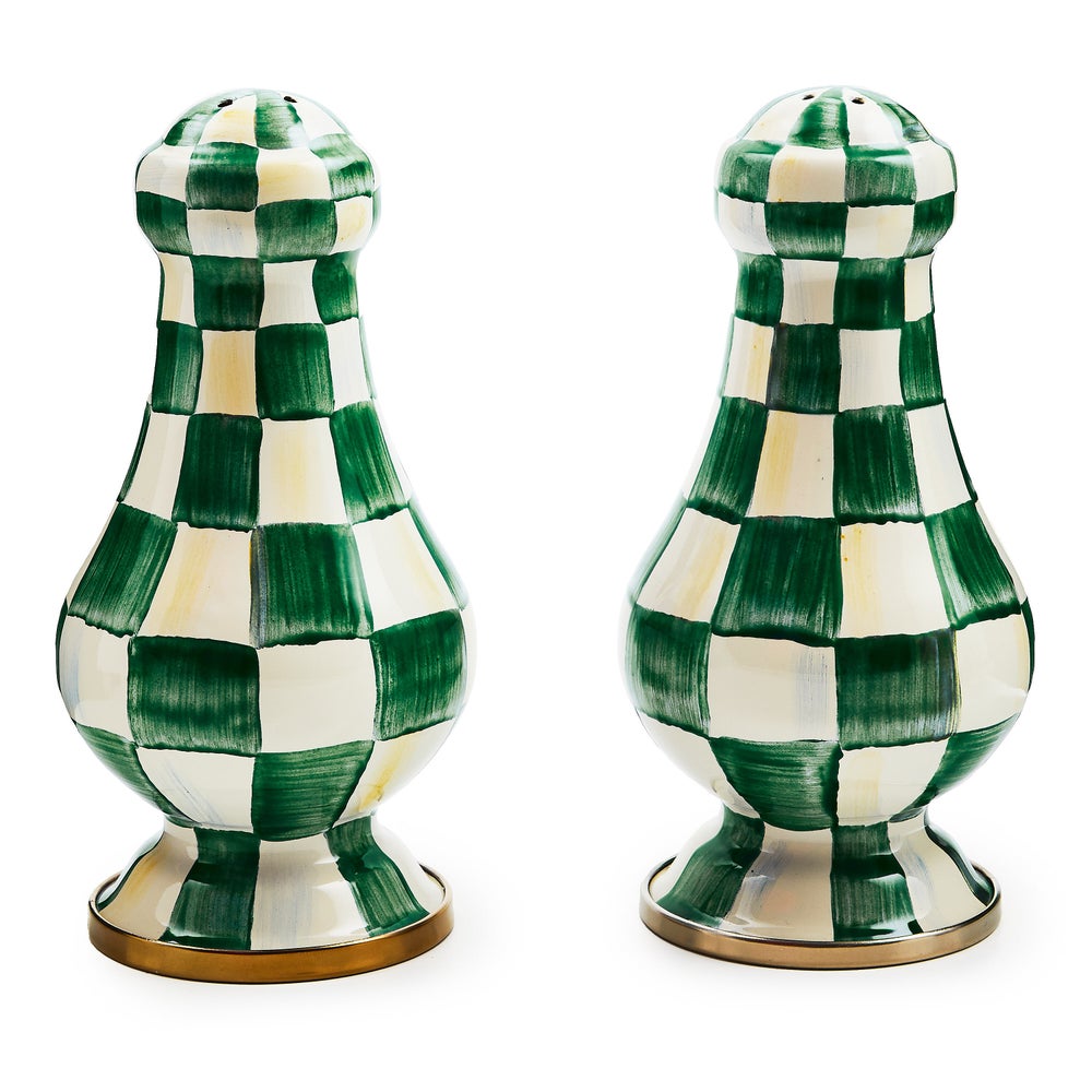 MACKENZIE-CHILDS Mackenzie-chilllds Enamel Salt & Pepper Shakers - Image 5
