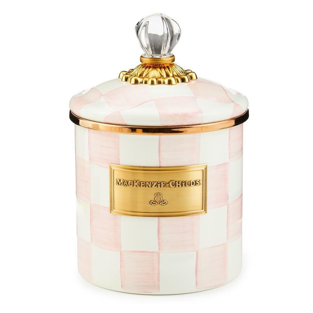 MACKENZIE-CHILDS Mackenzie-chilllds Rosy Check Enamel Canisters - Image 5