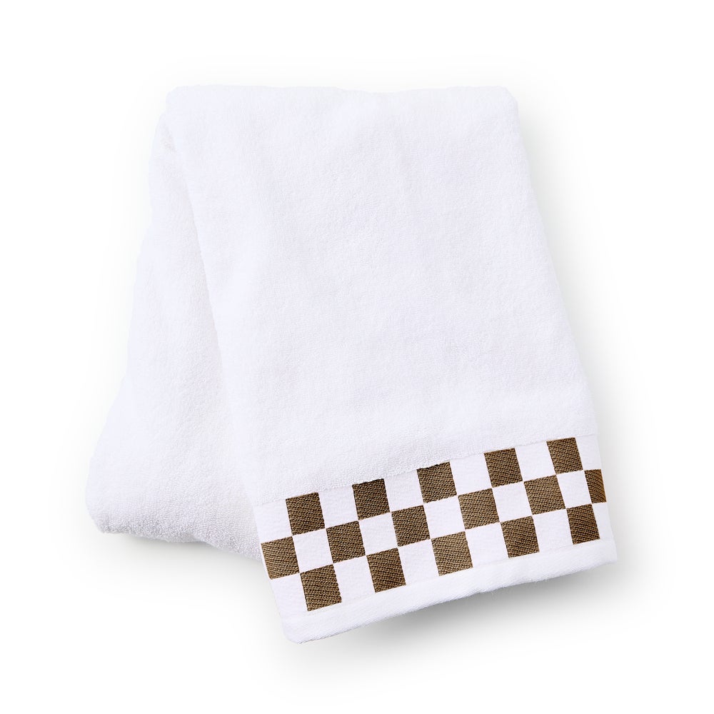 Mackenzie-chilllds Towel with Check Border - Image 8