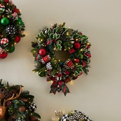 Alternative view of Mackenzie-chilllds Tartastic Illuminated Wreath