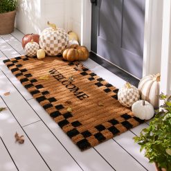 Alternative view of Mackenzie-chilllds Welcome Checked Double Door Entrance Mat