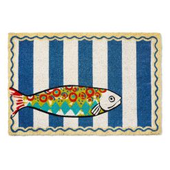 MACKENZIE-CHILDS Mackenzie-chilllds Go Fish Entrance Mat