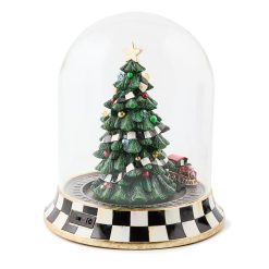 Alternative view of Christmas Tree Train Music Box Cloche