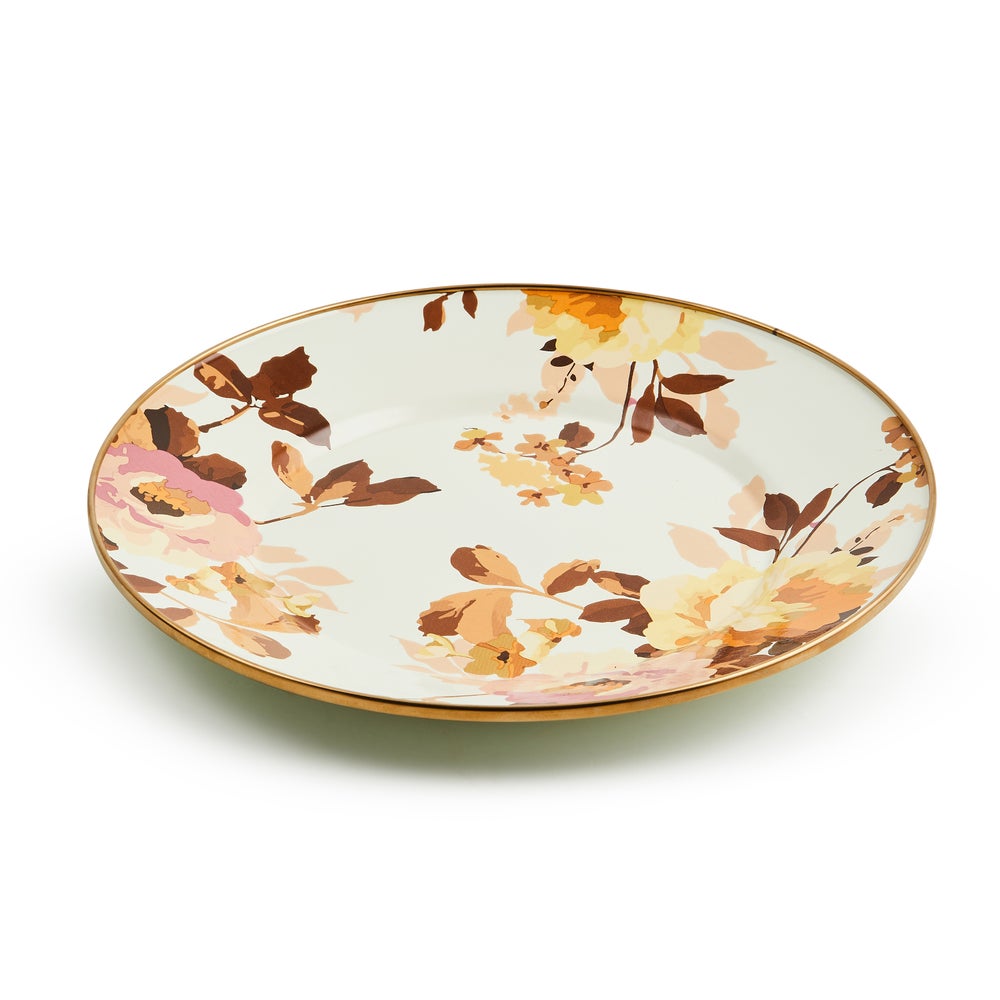 Mackenzie-chilllds Wild Rose White Enamel Dinnerware - Image 14