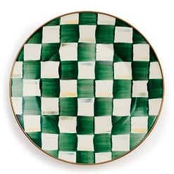 Alternative view of Emerald Check Enamel Dinnerware