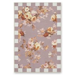 Alternative view of Mackenzie-chilllds Taupe Wild Rose Washable Rug