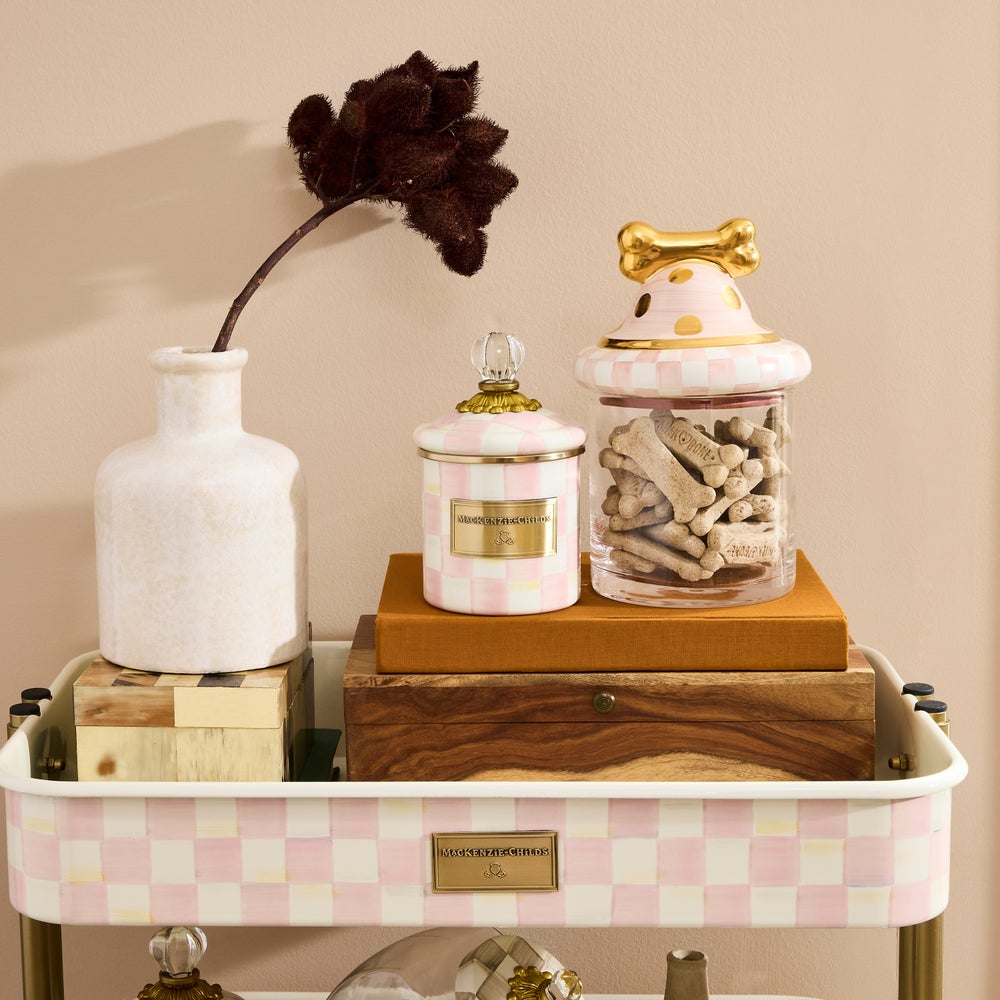 MACKENZIE-CHILDS Mackenzie-chilllds Rosy Check Enamel Canisters - Image 7
