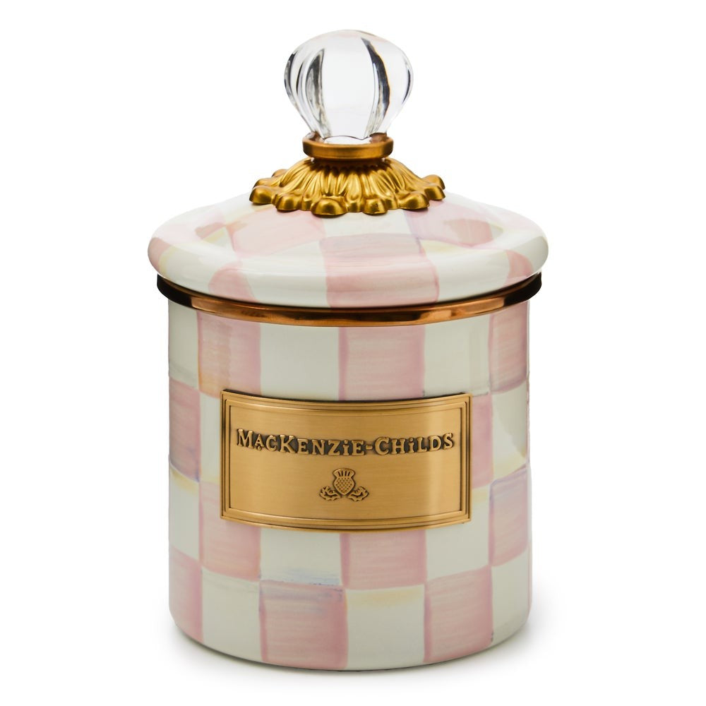 MACKENZIE-CHILDS Mackenzie-chilllds Rosy Check Enamel Canisters - Image 8