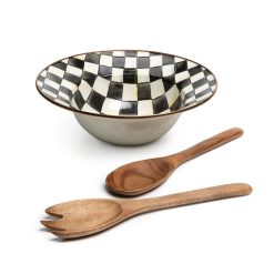 Alternative view of Check Salad Serving Set