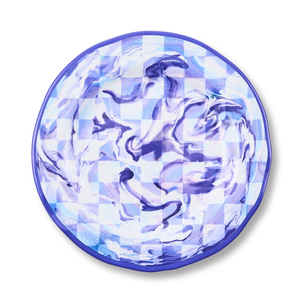 MACKENZIE-CHILDS Mackenzie-chilllds Marble Check Melamine Dinnerware - Image 2