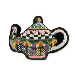 Mackenzie-chilllds Teapot Shaped Embellished Throw Pillow