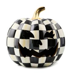 Courtly Check Illuminated Jack O?? Lantern