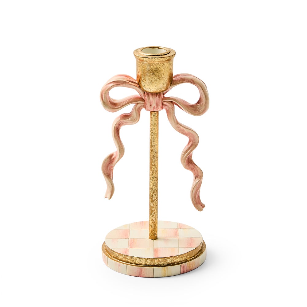 MACKENZIE-CHILDS Mackenzie-chilllds It??s All About the Bow Candleholder