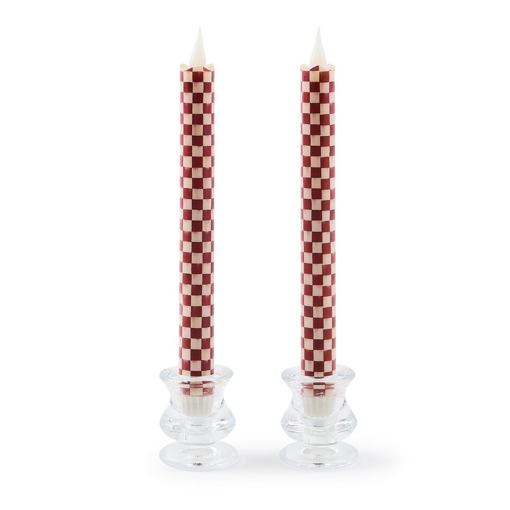 Check Flameless Dinner Candles, Set of 2 - Image 2