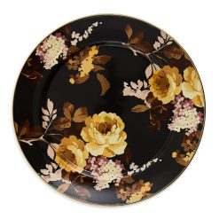 Mackenzie-chilllds Wild Rose Brown Dinnerware