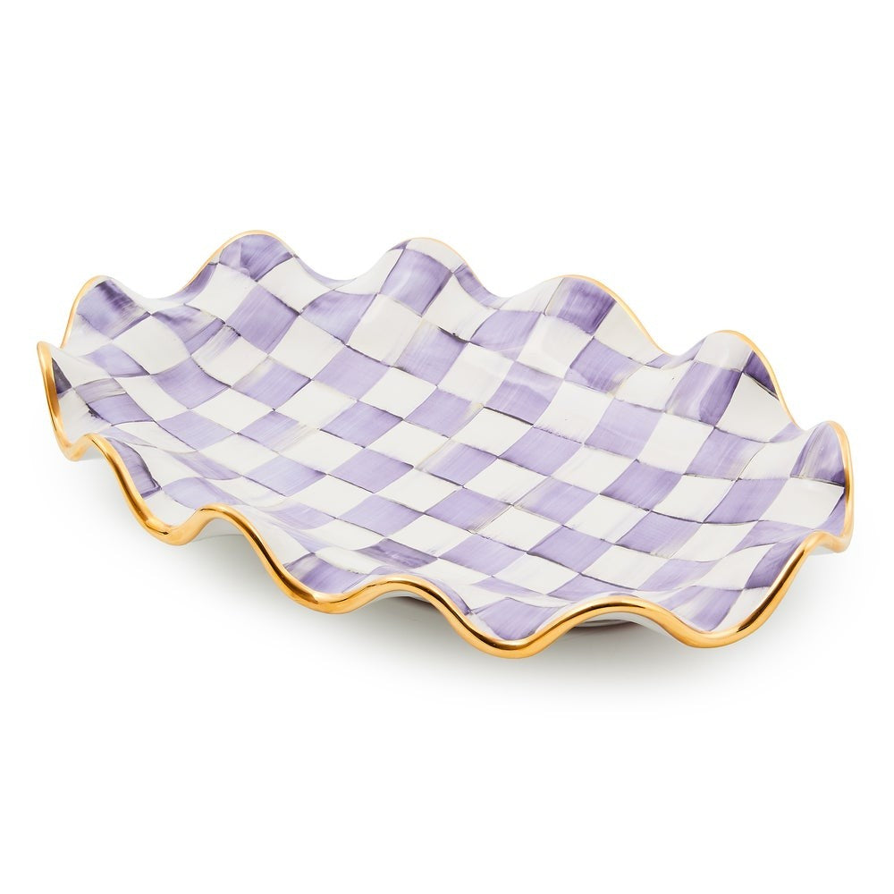 Check Ceramic Serving Platter - Image 8