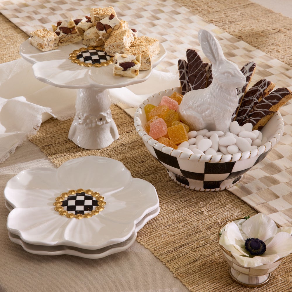 Mackenzie-chilllds White Rabbit Ceramic Dessert Plates, Set of 4 - Image 6
