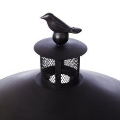 Alternative view of Bird on Ball Chimney Fire Pit