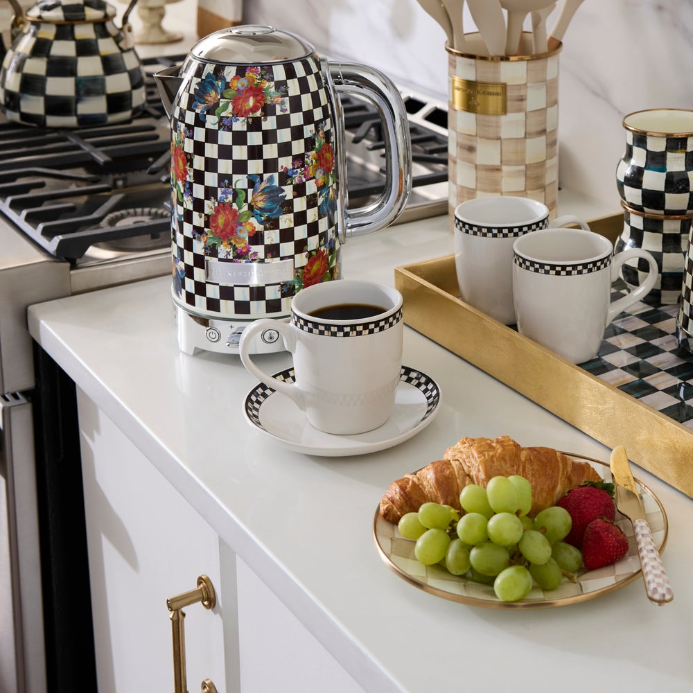 Courtly Check Everyday Mugs, Set of 4 - Image 8