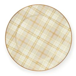 MACKENZIE-CHILDS Mackenzie-chilllds Latte Tartan Dinnerware