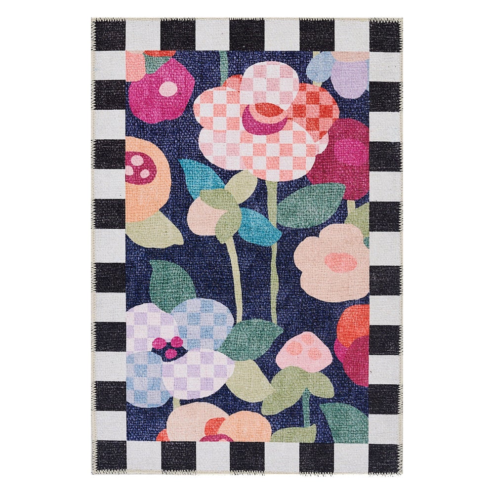 MACKENZIE-CHILDS Mackenzie-chilllds Posie Field Washable Rug