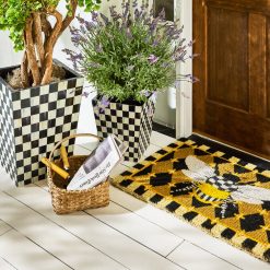 Alternative view of MACKENZIE-CHILDS Mackenzie-chilllds Honeycomb with Mackenzie-chilllds Bees Entrance Mat