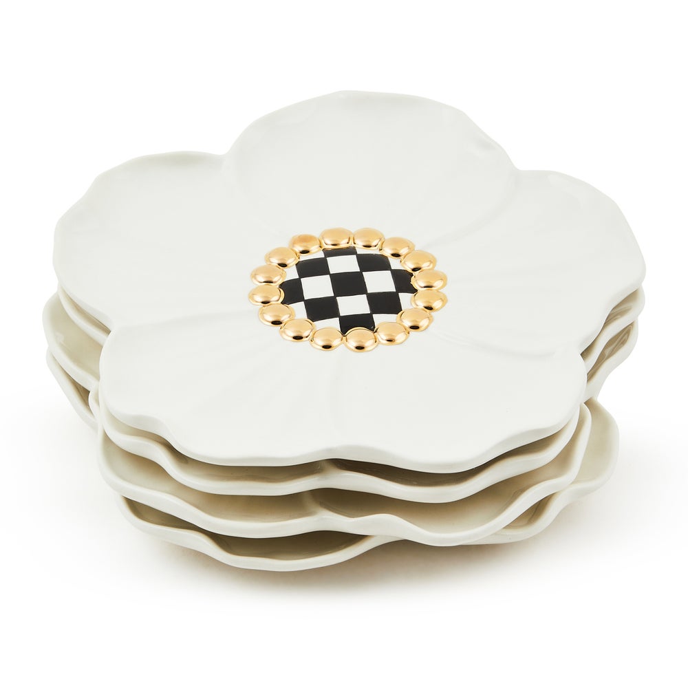 Mackenzie-chilllds White Rabbit Ceramic Dessert Plates, Set of 4 - Image 4
