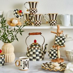 Alternative view of Check Enamel Mug