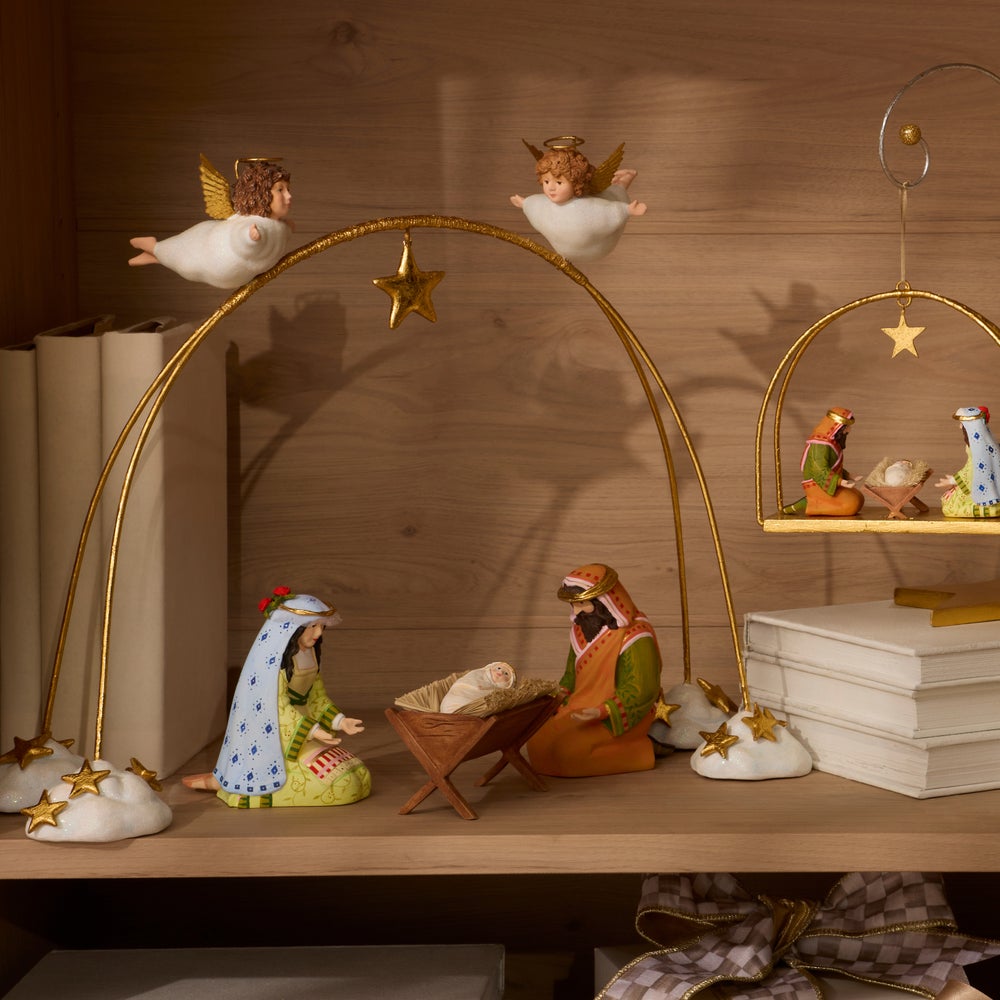 MACKENZIE-CHILDS Mackenzie-chilllds Patience Brewster Nativity Cherub Angels, Set of 4 - Image 4