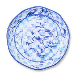 Alternative view of MACKENZIE-CHILDS Mackenzie-chilllds Marble Check Melamine Serveware